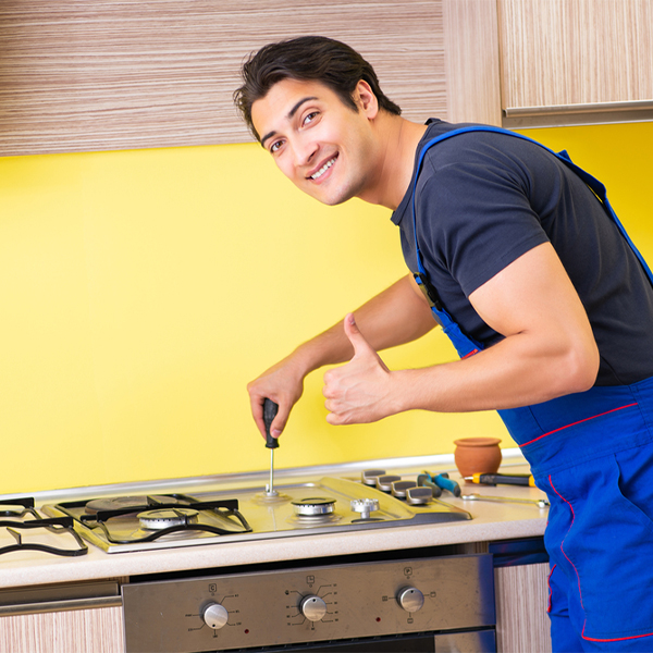 can you provide references from satisfied stove repair customers in Caney Kansas